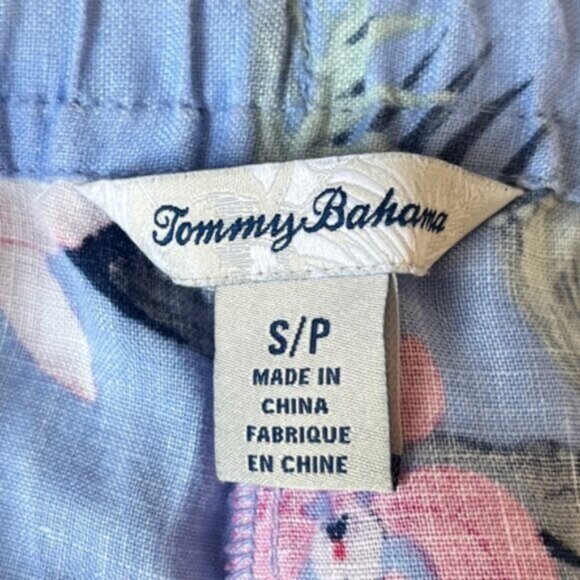 Tommy Bahama Madeira Blooms 100% Linen Easy Pants - Picture 5 of 7